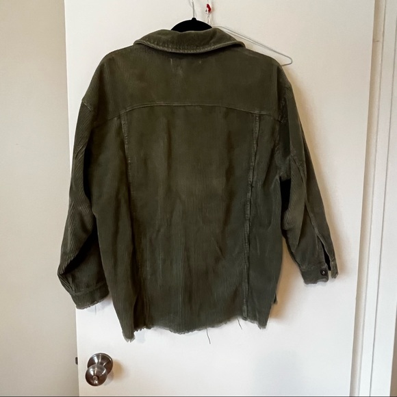 Military green courderoy jacket - Picture 5 of 5